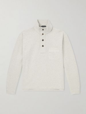 Cotton, Silk and Cashmere-Blend Sweatshirt