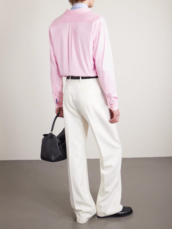 Silk and Cotton-Blend Jersey Shirt - BK Silk and Cotton-Blend Jersey Shirt - BK