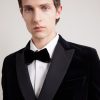 Pre-Tied Cotton-Velvet Bow Tie - OU Pre-Tied Cotton-Velvet Bow Tie - OU