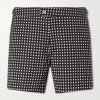 Straight-Leg Short-Length Polka-Dot Swim Shorts Straight-Leg Short-Length Polka-Dot Swim Shorts