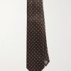 8cm Embroidered Polka-Dot Silk-Jacquard Tie