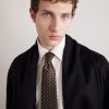 8cm Embroidered Polka-Dot Silk-Jacquard Tie - OU