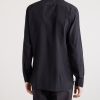 Silk-Charmeuse Shirt - BK Silk-Charmeuse Shirt - BK