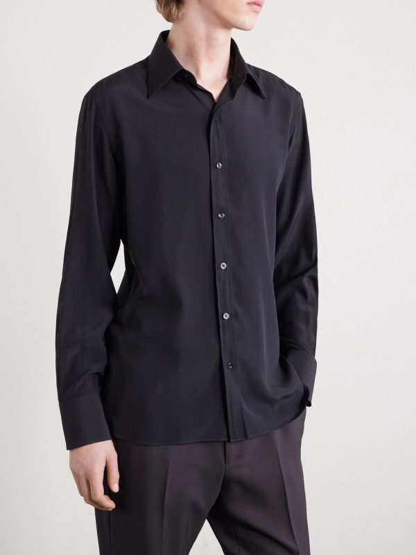 Silk-Charmeuse Shirt - FR Silk-Charmeuse Shirt - FR