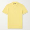 Slim-Fit Lyocell and Cotton-Blend Piqué Polo Shirt