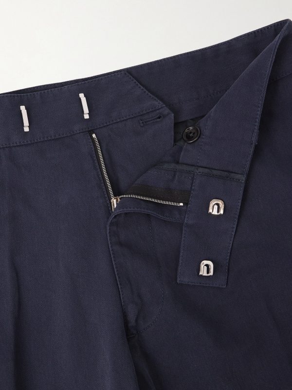 Wide-Leg Cotton-Drill Trousers - CU Wide-Leg Cotton-Drill Trousers - CU