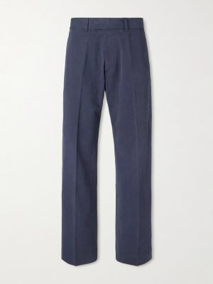 Wide-Leg Cotton-Drill Trousers Wide-Leg Cotton-Drill Trousers