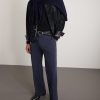 Wide-Leg Cotton-Drill Trousers - OU Wide-Leg Cotton-Drill Trousers - OU