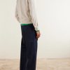 Leather-Trimmed Virgin Wool, Cashmere and Silk-Blend Canvas Jacket - BK