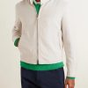 Leather-Trimmed Virgin Wool, Cashmere and Silk-Blend Canvas Jacket - FR