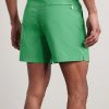 Straight-Leg Mid-Length Swim Shorts - BK Straight-Leg Mid-Length Swim Shorts - BK