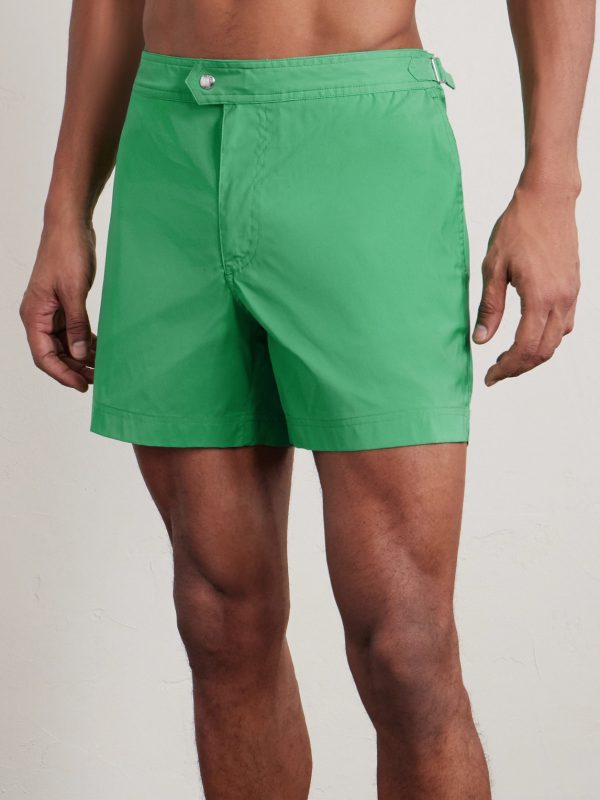 Straight-Leg Mid-Length Swim Shorts - FR Straight-Leg Mid-Length Swim Shorts - FR