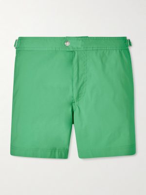 Straight-Leg Mid-Length Swim Shorts Straight-Leg Mid-Length Swim Shorts