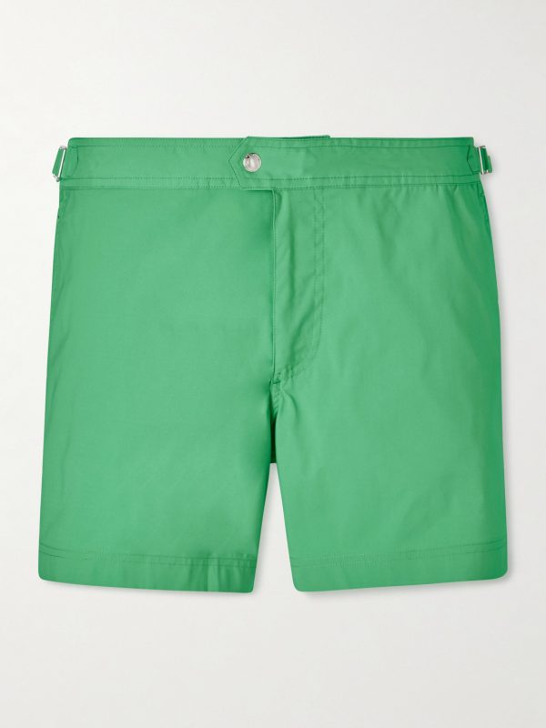 Straight-Leg Mid-Length Swim Shorts Straight-Leg Mid-Length Swim Shorts