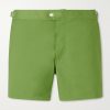 Straight-Leg Mid-Length Swim Shorts