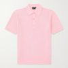 Silk and Cotton-Blend Piqué Polo Shirt Silk and Cotton-Blend Piqué Polo Shirt