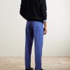 Straight-Leg Cotton-Twill Trousers - BK