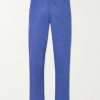 Straight-Leg Cotton-Twill Trousers
