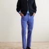 Straight-Leg Cotton-Twill Trousers - OU
