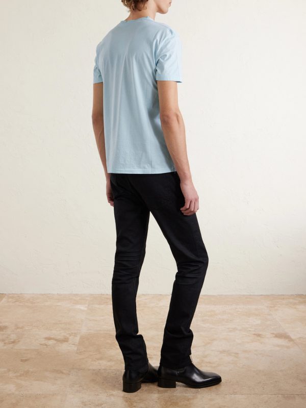 Cotton and Silk-Blend Jersey T-Shirt - BK Cotton and Silk-Blend Jersey T-Shirt - BK