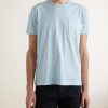 Cotton and Silk-Blend Jersey T-Shirt - FR Cotton and Silk-Blend Jersey T-Shirt - FR
