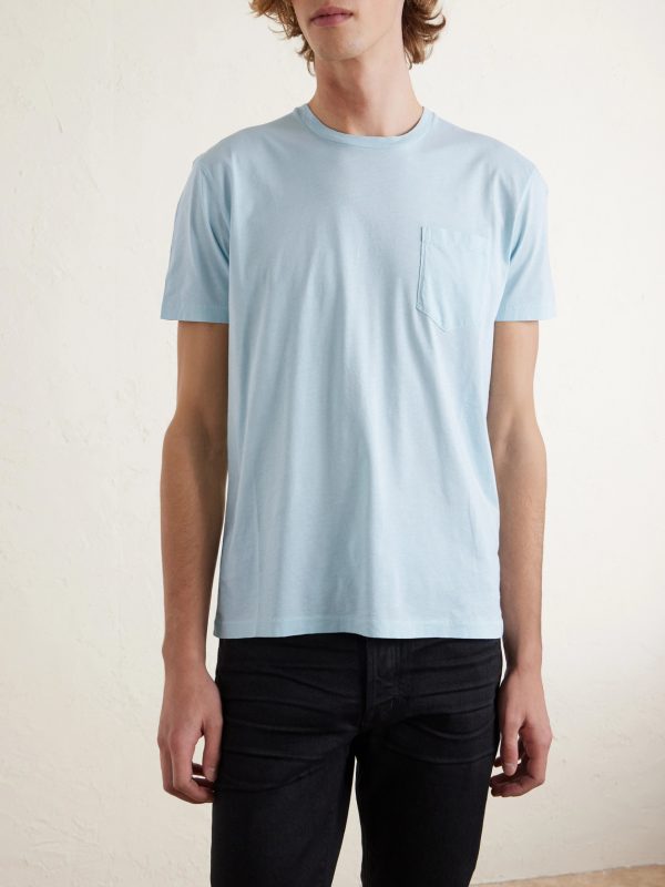 Cotton and Silk-Blend Jersey T-Shirt - FR Cotton and Silk-Blend Jersey T-Shirt - FR