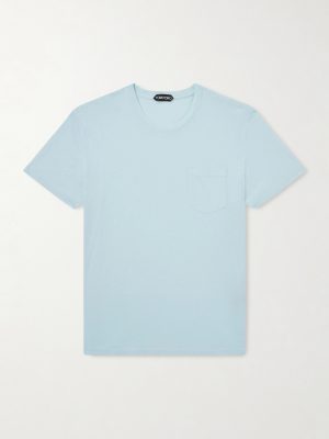 Cotton and Silk-Blend Jersey T-Shirt Cotton and Silk-Blend Jersey T-Shirt