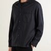 Cotton and Silk-Blend Pyjama Shirt - FR Cotton and Silk-Blend Pyjama Shirt - FR