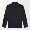 Cotton and Silk-Blend Pyjama Shirt Cotton and Silk-Blend Pyjama Shirt