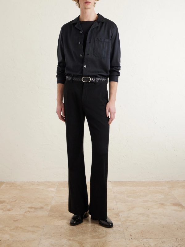 Cotton and Silk-Blend Pyjama Shirt - OU Cotton and Silk-Blend Pyjama Shirt - OU