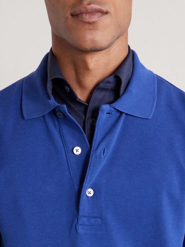 Slim-Fit Lyocell and Cotton-Blend Piqué Polo Shirt - CU Slim-Fit Lyocell and Cotton-Blend Piqué Polo Shirt - CU