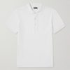 Slim-Fit Lyocell and Cotton-Blend Piqué Polo Shirt
