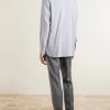 Button-Down Collar Striped Cotton and Lyocell-Blend Oxford Shirt - BK Button-Down Collar Striped Cotton and Lyocell-Blend Oxford Shirt - BK