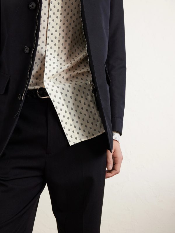 Paisley-Print Silk Crepe de Chine Shirt - CU Paisley-Print Silk Crepe de Chine Shirt - CU