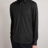 Silk and Cotton-Blend Jersey Shirt - FR Silk and Cotton-Blend Jersey Shirt - FR