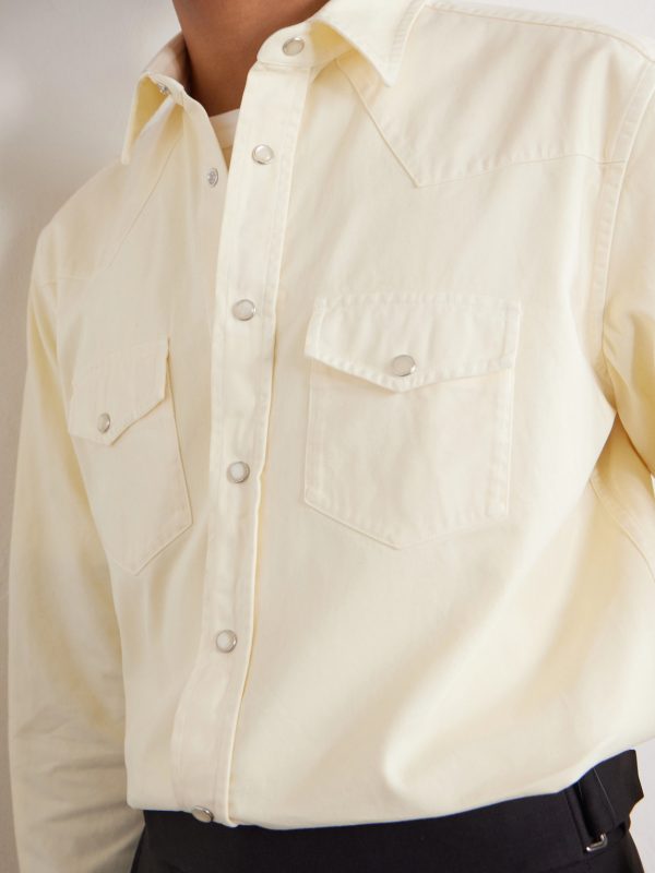 Garment-Dyed Denim Shirt - CU Garment-Dyed Denim Shirt - CU