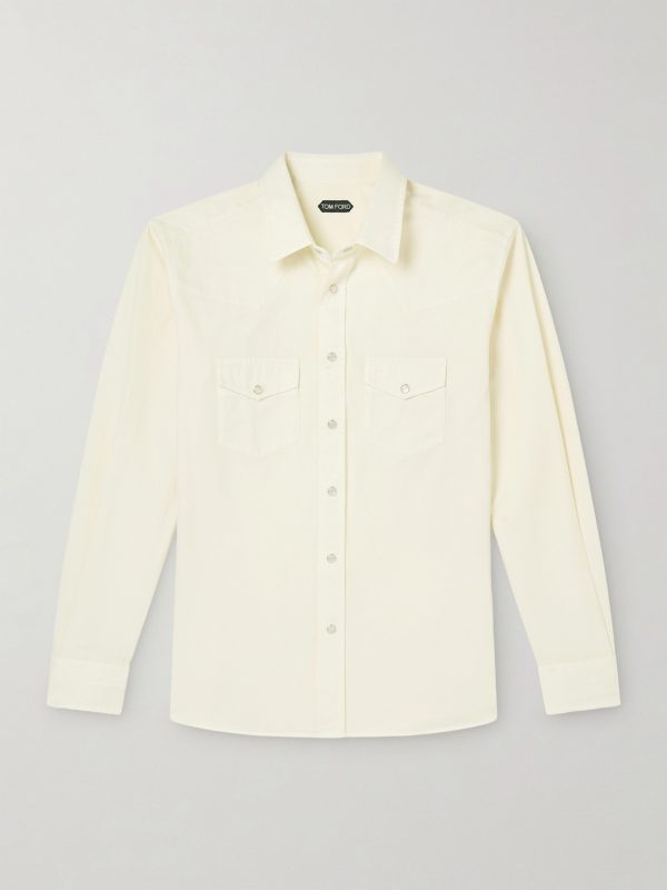 Garment-Dyed Denim Shirt Garment-Dyed Denim Shirt
