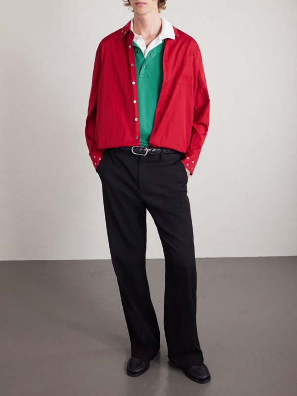 Slim-Fit Lyocell and Cotton-Blend Piqué Polo Shirt - OU Slim-Fit Lyocell and Cotton-Blend Piqué Polo Shirt - OU