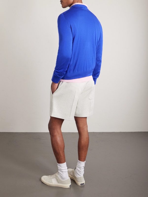 Cotton, Silk and Cashmere-Blend Jersey Shorts - BK Cotton, Silk and Cashmere-Blend Jersey Shorts - BK