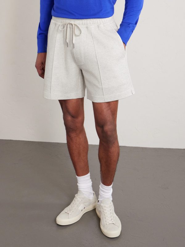 Cotton, Silk and Cashmere-Blend Jersey Shorts - FR Cotton, Silk and Cashmere-Blend Jersey Shorts - FR