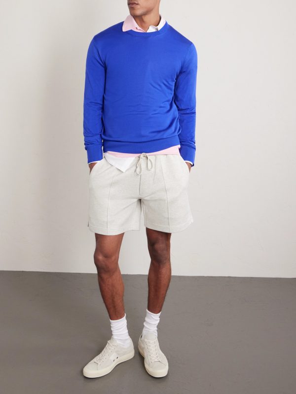 Cotton, Silk and Cashmere-Blend Jersey Shorts - OU Cotton, Silk and Cashmere-Blend Jersey Shorts - OU