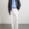 Cotton and Silk-Blend Shirt - OU Cotton and Silk-Blend Shirt - OU