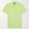 Slim-Fit Cotton-Blend Terry Polo Shirt Slim-Fit Cotton-Blend Terry Polo Shirt