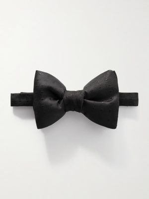 Pre-Tied Polka-Dot Silk-Twill Bow-Tie Pre-Tied Polka-Dot Silk-Twill Bow-Tie