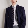 8cm Striped Silk-Jacquard Tie - FR