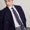 8cm Striped Silk-Jacquard Tie - OU