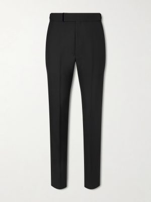 Atticus Straight-Leg Wool and Mohair-Blend Suit Trousers