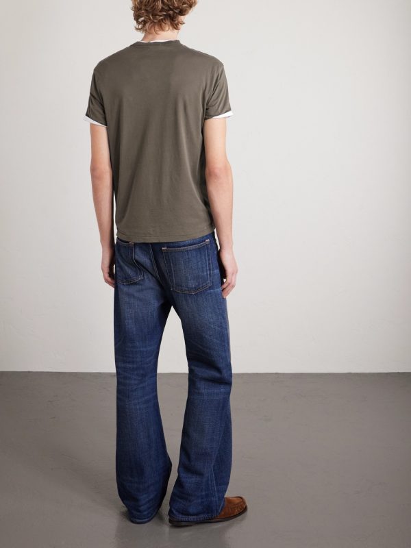Cotton and Silk-Blend T-Shirt - BK Cotton and Silk-Blend T-Shirt - BK