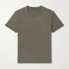 Cotton and Silk-Blend T-Shirt Cotton and Silk-Blend T-Shirt