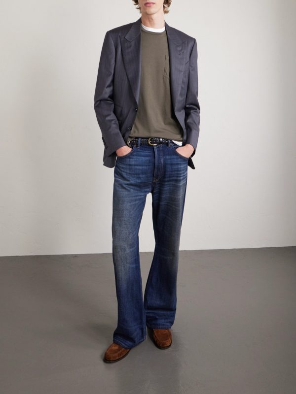 Cotton and Silk-Blend T-Shirt - OU Cotton and Silk-Blend T-Shirt - OU